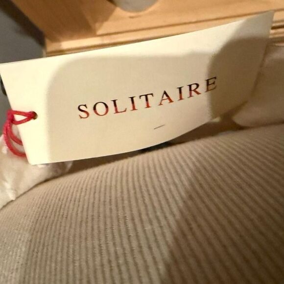 Summer top by Solitaire, gauze and contrasting blue decorative embroidery. - Picture 7 of 8